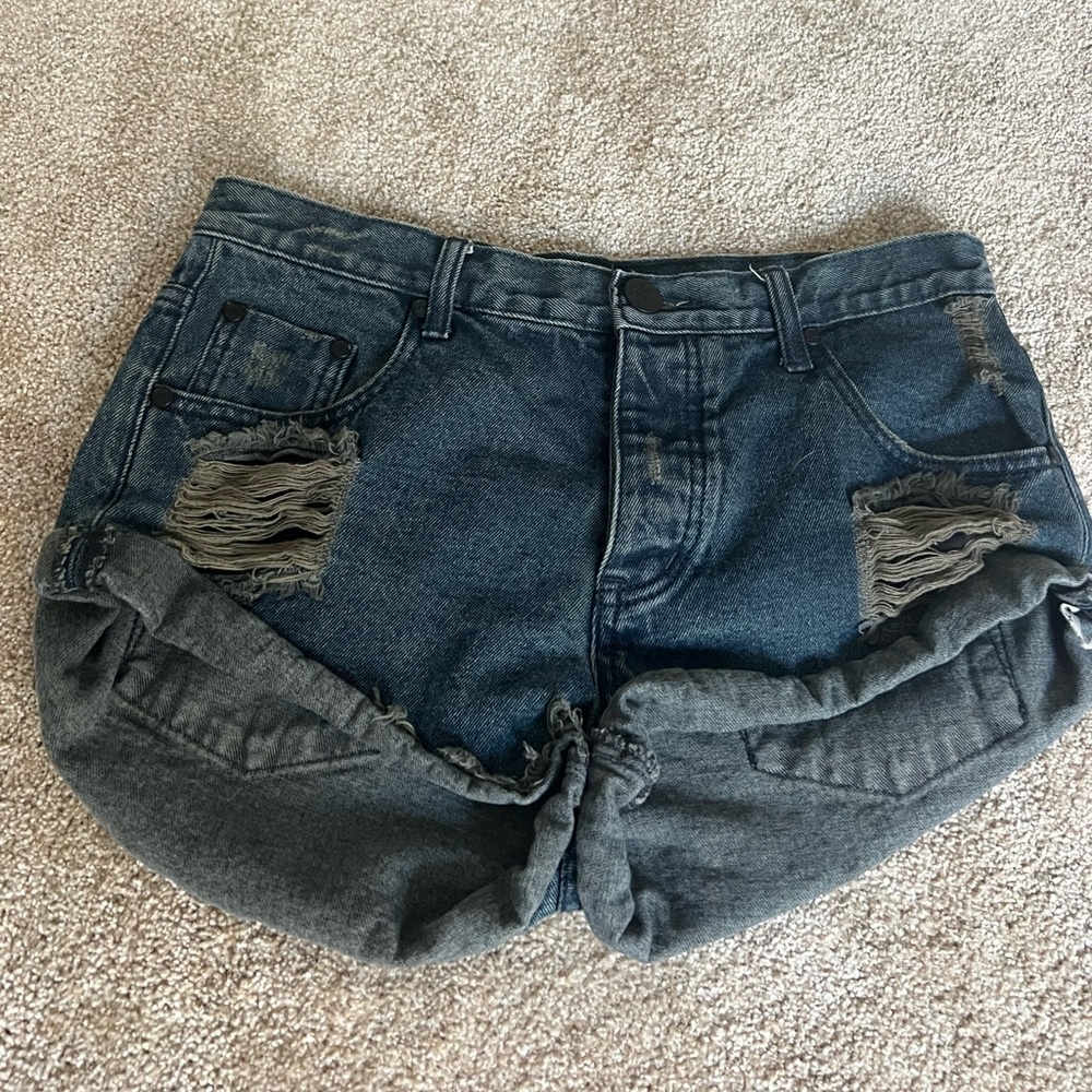 One Teaspoon Denim Shorts
